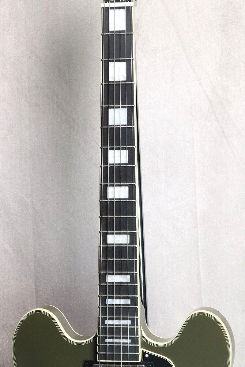 NEW Epiphone Shinichi Ubukata ES-355 Custom Bigsby ver.02 Olive Drab Hard Case