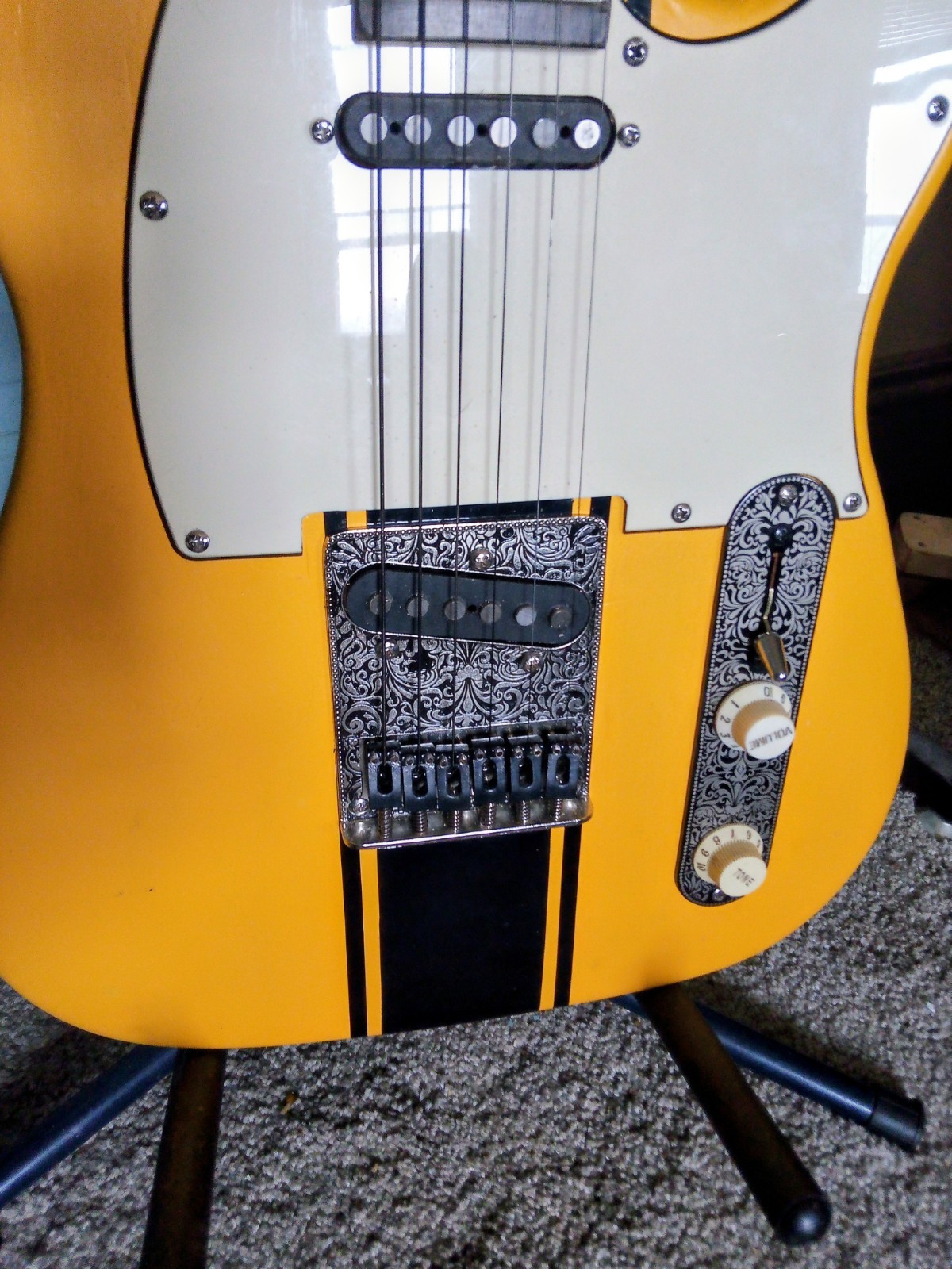 2025 Custom Telecaster Style Guitar. Quarter-Pounder pickups. Gig Bag & Strap