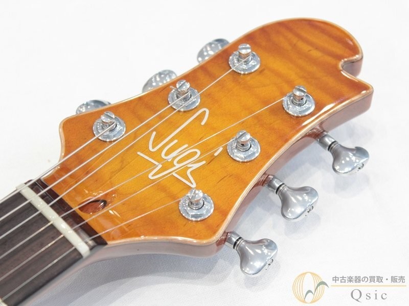 Electric Guitar Sugi DS496S IR ECM Curly Maple Top S/N S250144 Made in Japan
