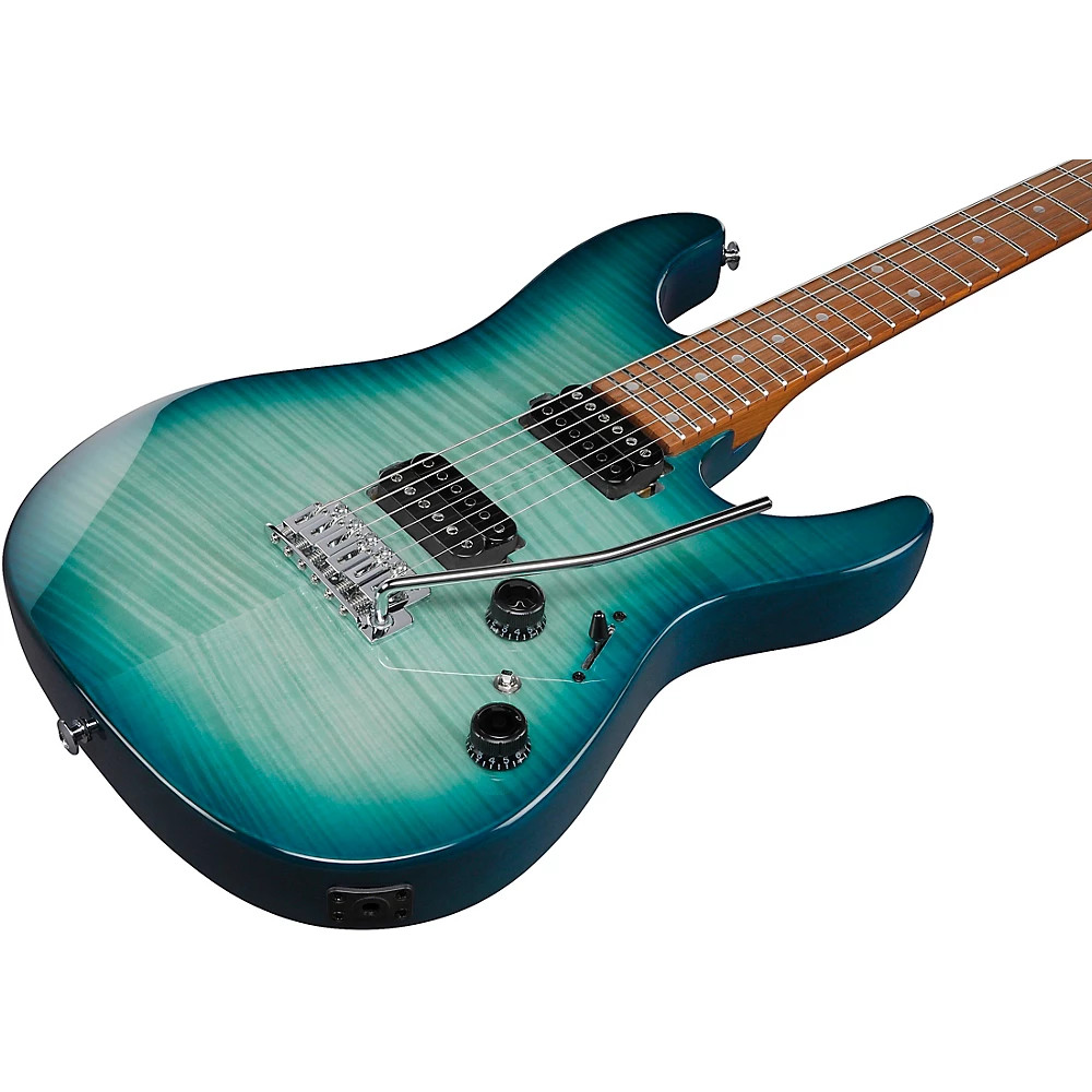 Ibanez AZ24S1 Standard Electric Guitar Transparent Turquoise Burst