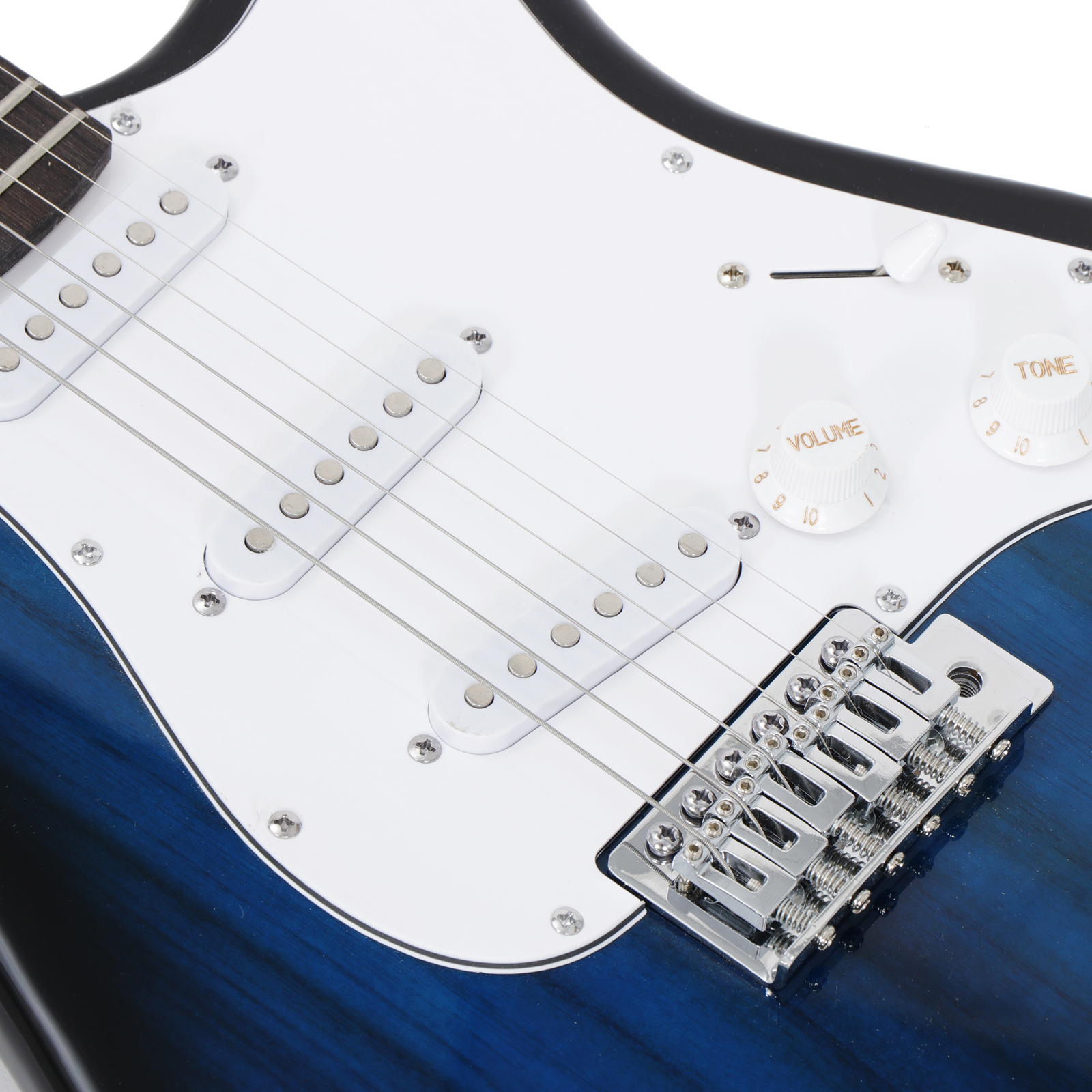 Full Size 39″ Beginners Electric Guitar with 10W Amp Gig Bag Case Guitar Strap