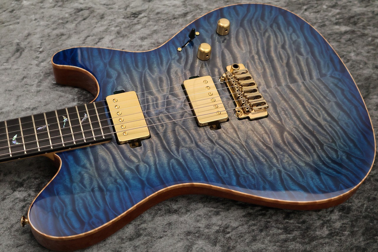 Sugi DS496E Quilt Maple/HM F-Maho Dark Blue 6A Custom USED