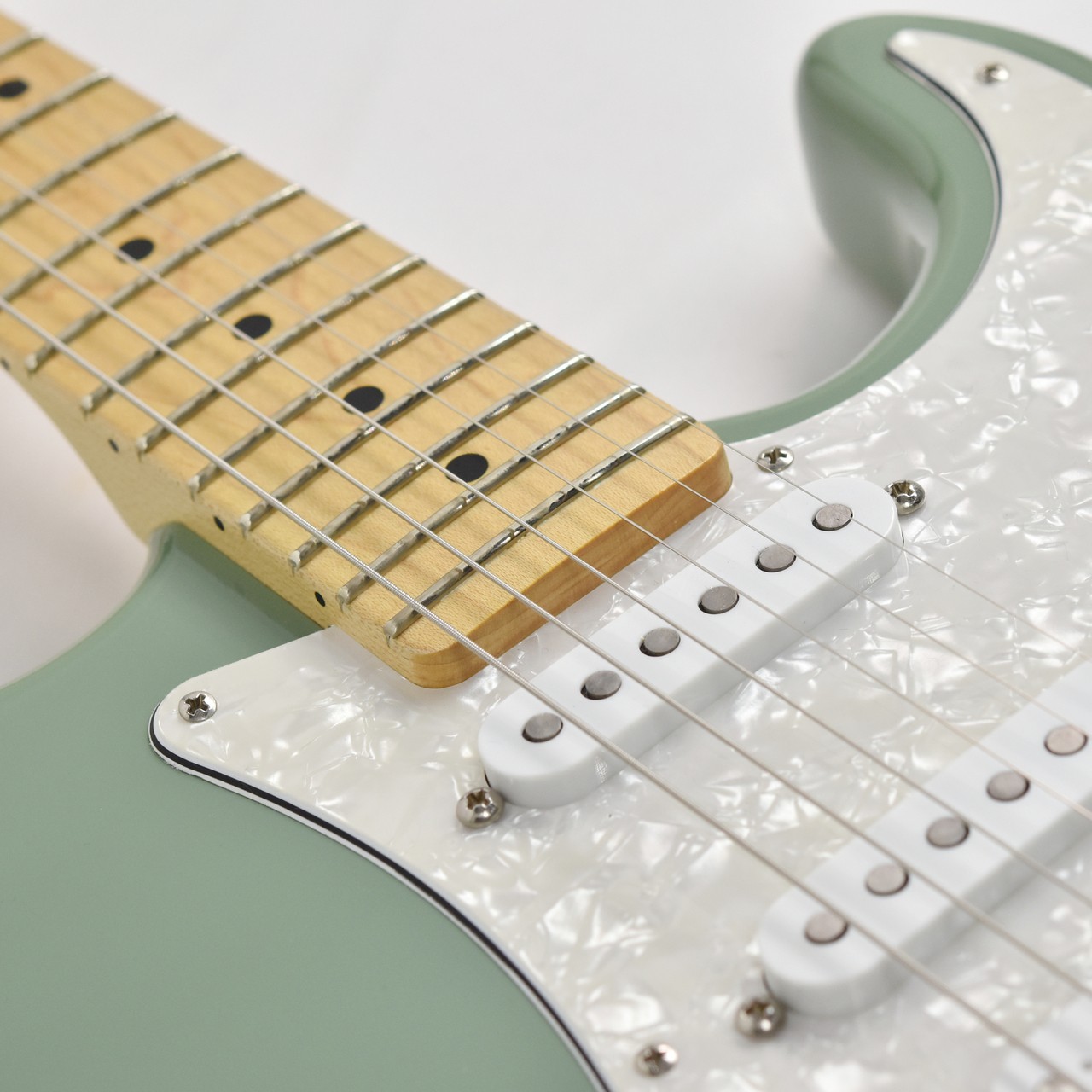 G&L USA Fullerton Deluxe Legacy HB Matcha Green Alder Body Hard-Rock Maple Neck