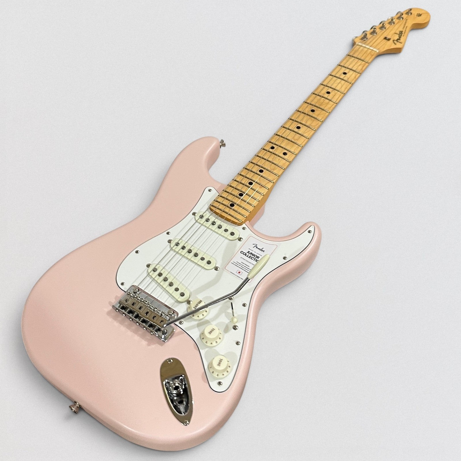 Fender MIJ Japan Junior Collection Stratocaster Electric Guitar – Pink