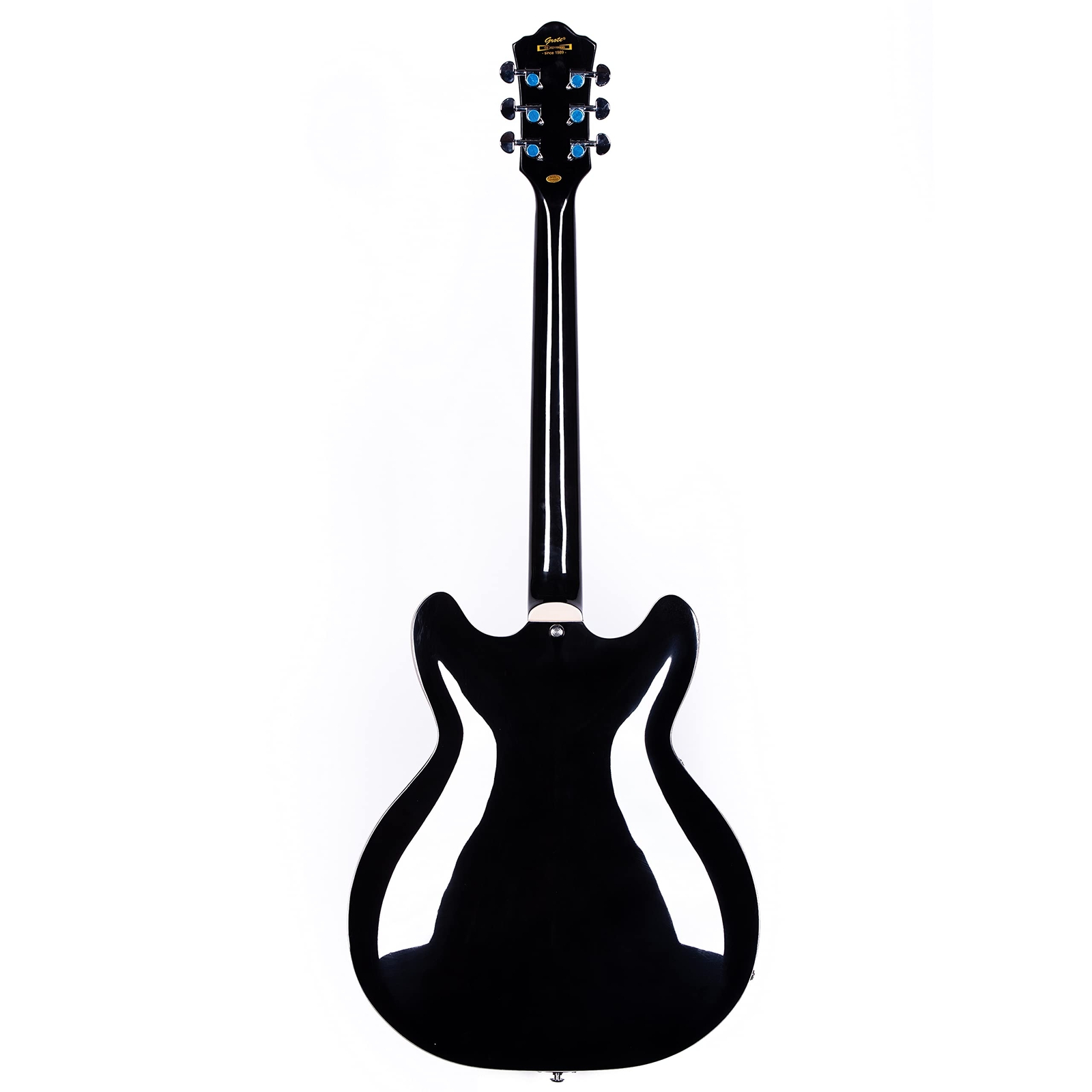 GROTE Jazz Left-Handed Electric Guitar Semi-Hollow Body Trapeze 4