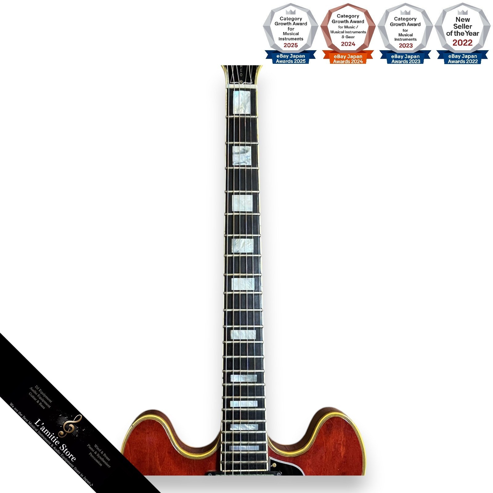 Gibson ES355TDSV Cherry 1968 SemiHollow Electric Guitar Modified
