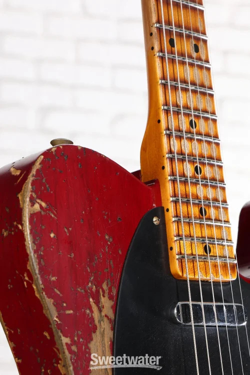 Fender Custom Shop 1952 Telecaster Electric Guitar – Aged Bing Cherry