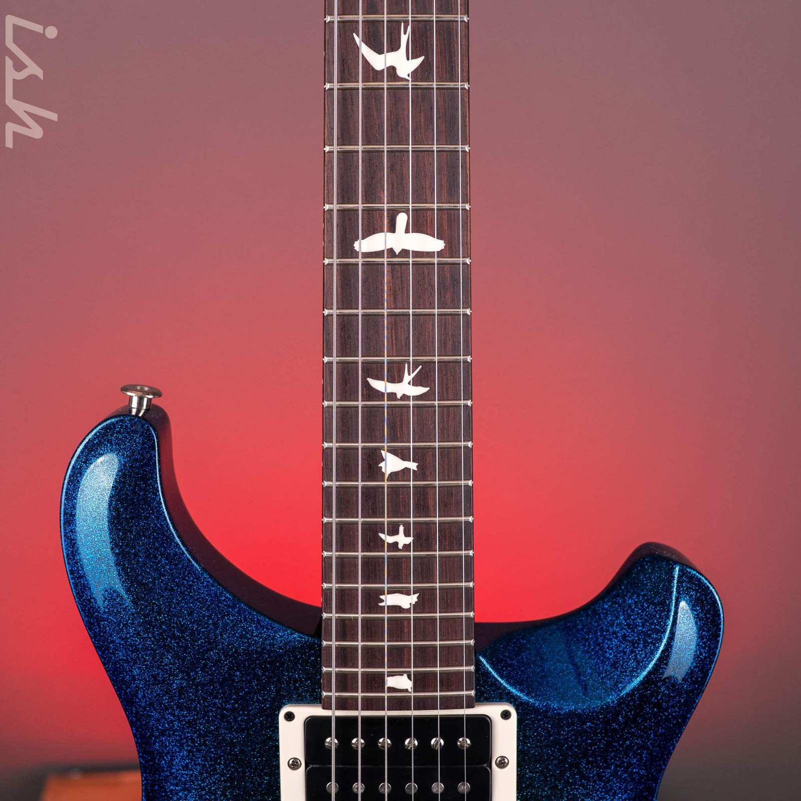 PRS CE 24 Special Blue Burst Holoflake Sprayer’s Choice w/ Black Satin Neck