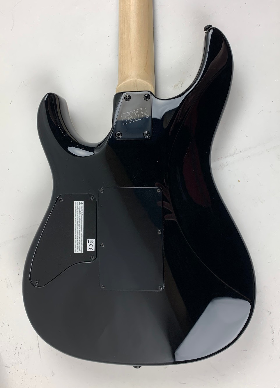 ESP E-II SN-II Nebula Black Burst Burled Maple Electric Guitar + Case B-Stock