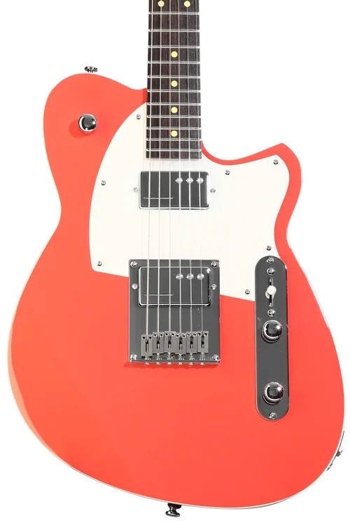 Reverend Charger Cleancut Electric Guitar – Feisty Red, Rosewood Fingerboard