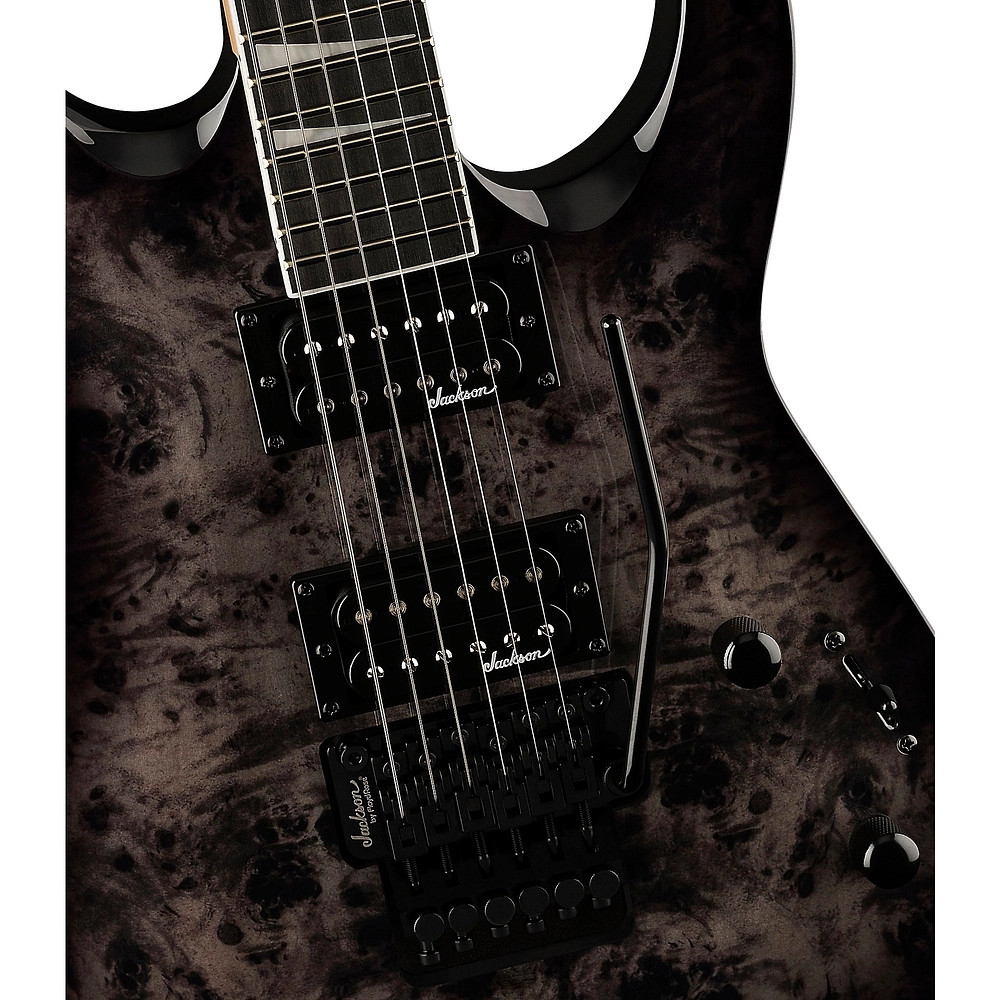 Jackson JS Series Dinky JS32 DKAP Electric Guitar Trans Black Poplar