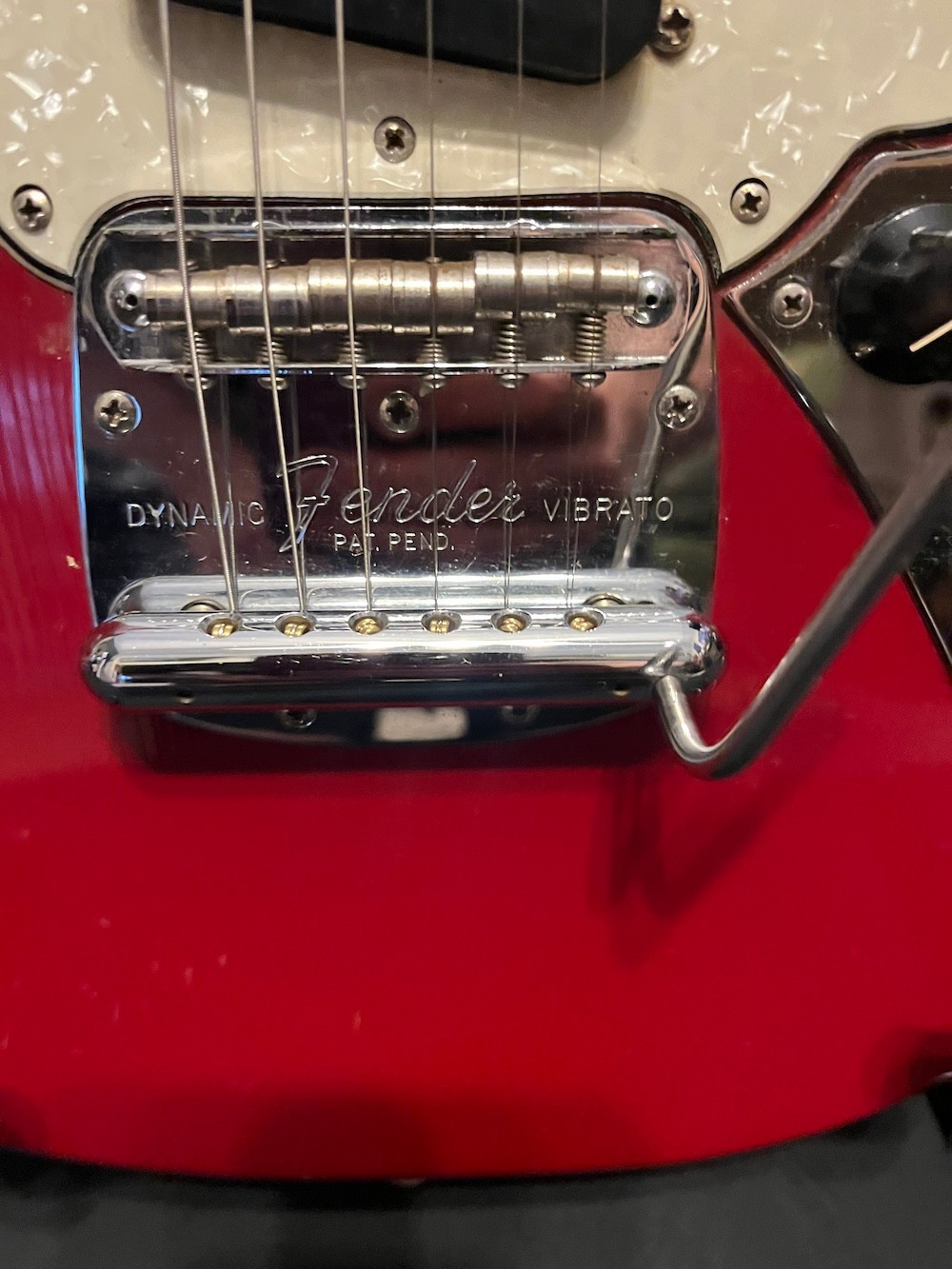 1966 Vintage Fender Mustang Guitar in Dakota Red W/OHSC