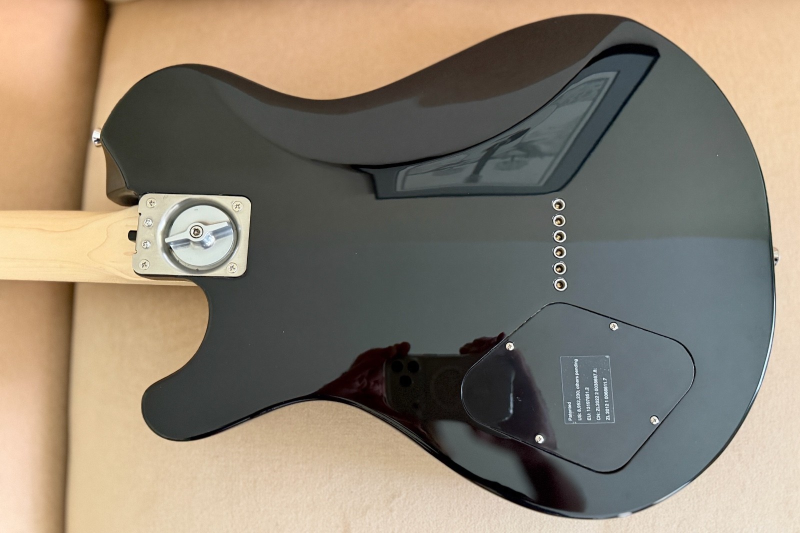 Journey OE990BK Travel Electric Guitar with back pack