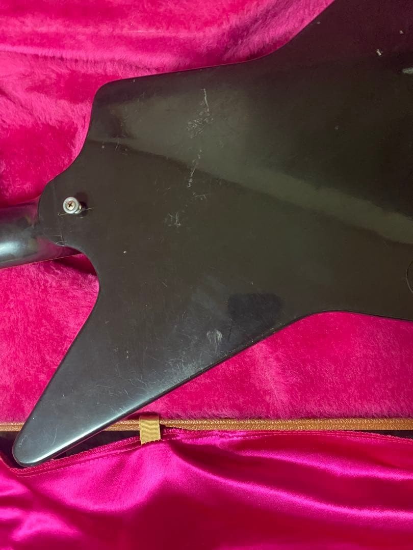 Gibson USA 1992 Explorer Ebony BIGSBY B5PL Pinless Tortoiseshell pickguard