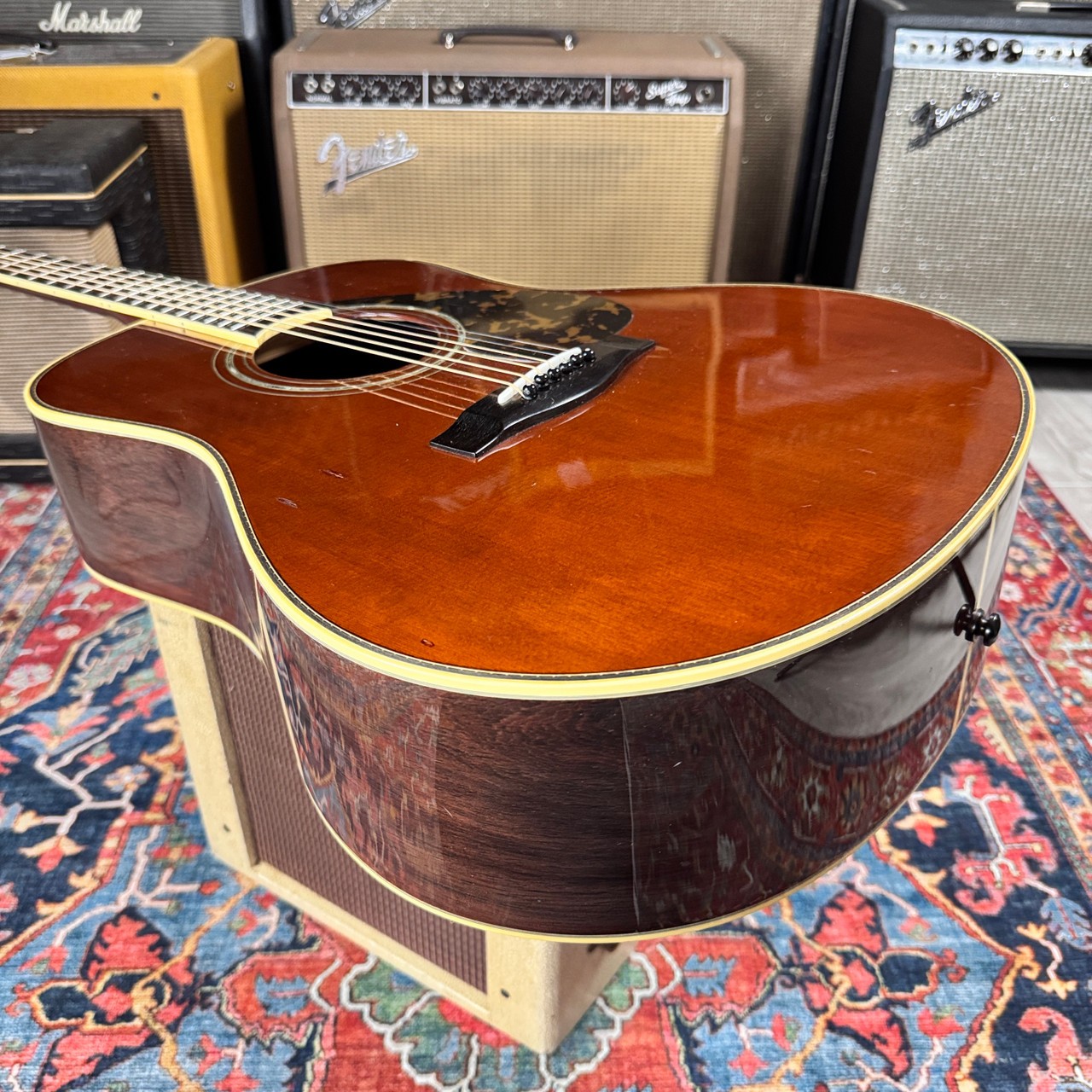 *Video* Yamaha Custom Shop Luxury Line LL31B 1997 All Solid Woods w/Tags & HSC
