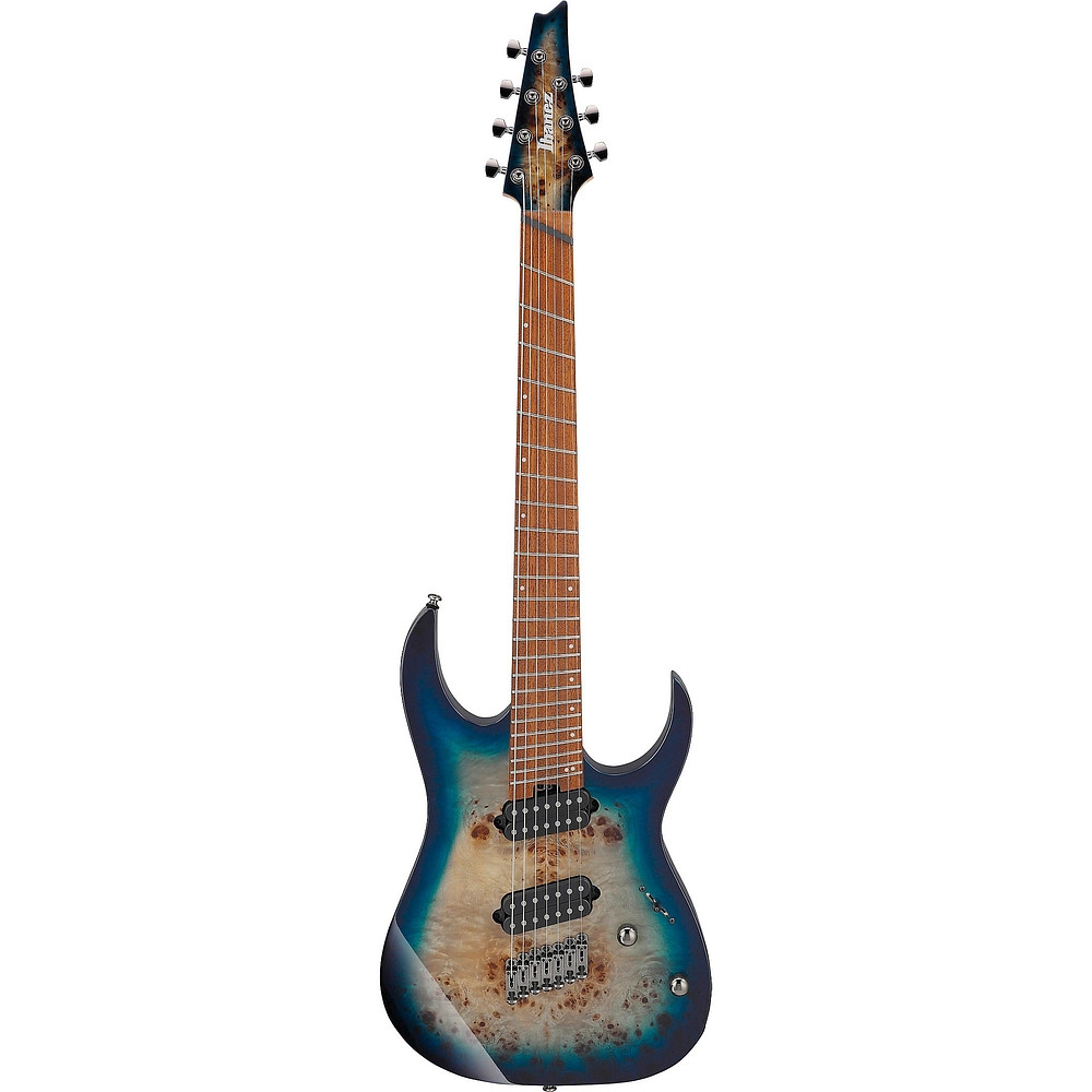 Ibanez RGMS7PB MultiScale 7String Electric Guitar Cosmic Blue Starburst
