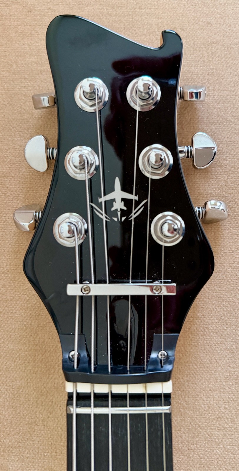 Journey OE990BK Travel Electric Guitar with back pack