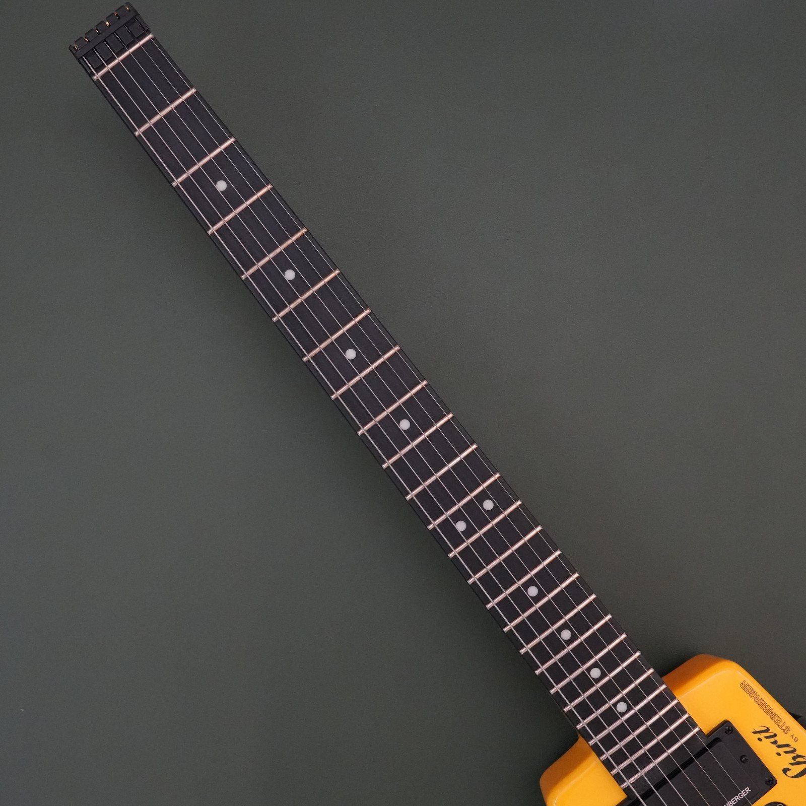 STEINBERGER Spirit GT-PRO Deluxe Hot Rod Yellow Headless HB-SC-HB ElectricGuitar
