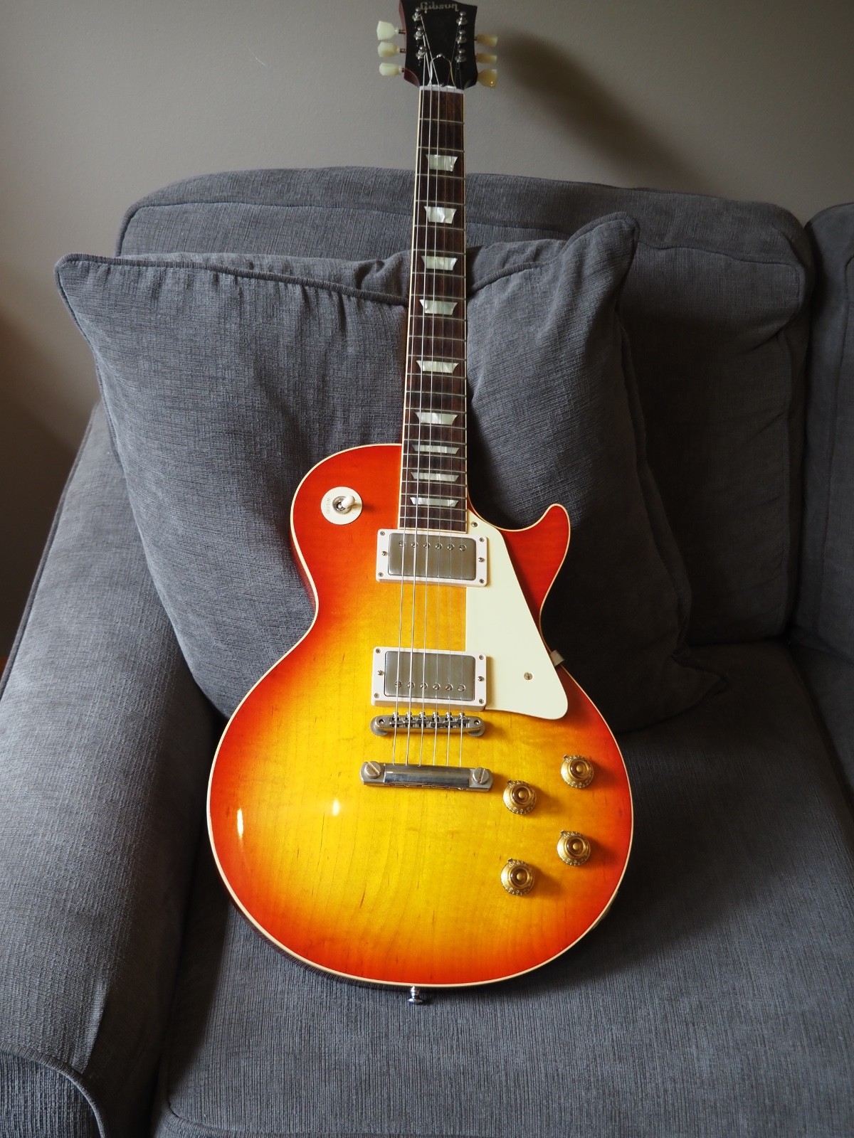 2023 Gibson Custom Shop 1958 Reissue Les Paul LPR-8 R8 – Washed Cherry