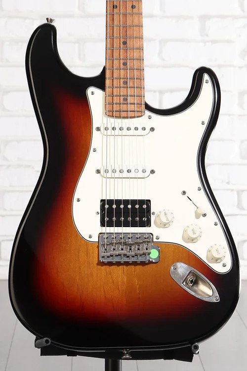 Xotic XSC-2 California Classic Electric Guitar – 3-tone Burst with Roasted Maple