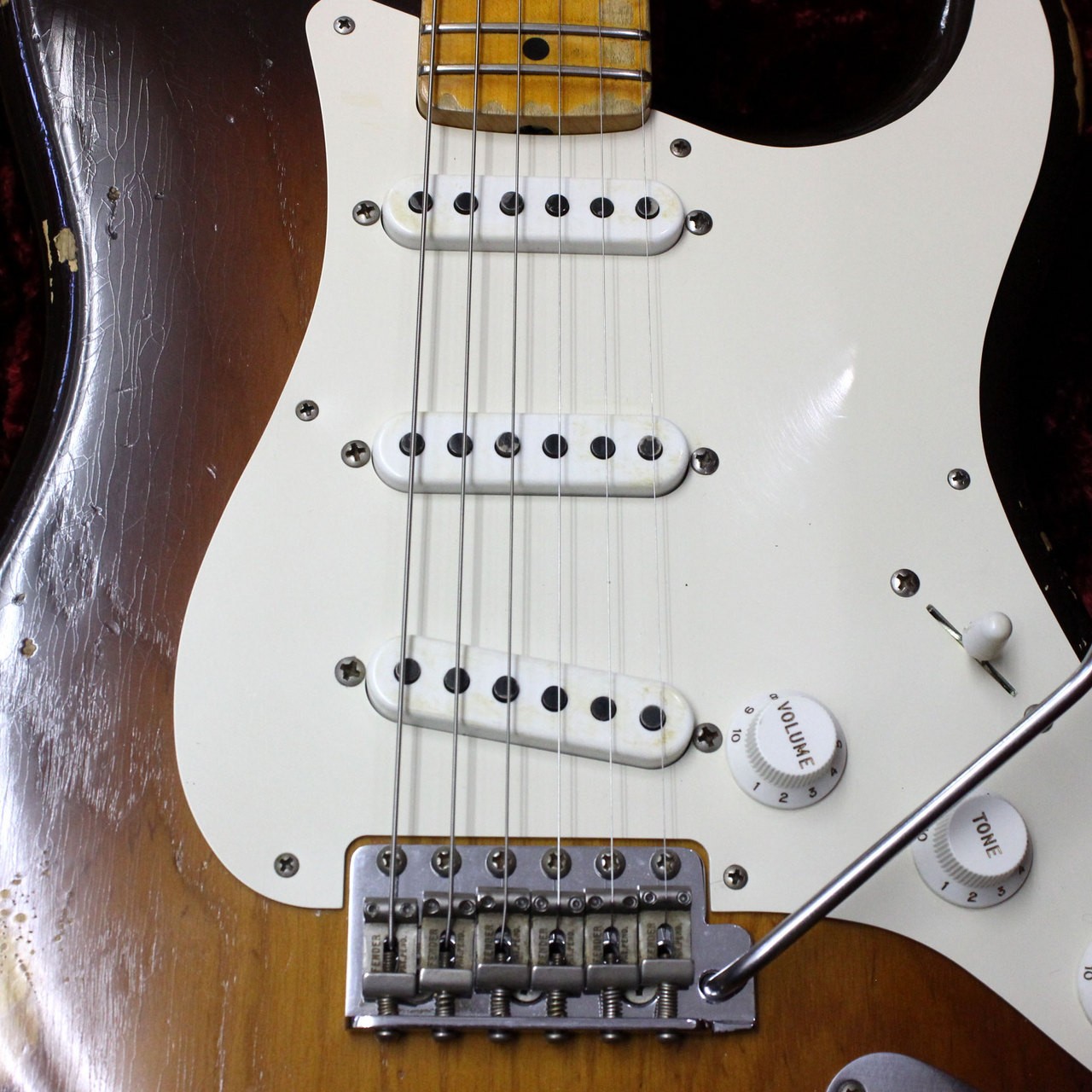 Fender Custom Shop 1955 Stratocaster Heavy Relic Wide Fade Chocolate 2TSB 2018