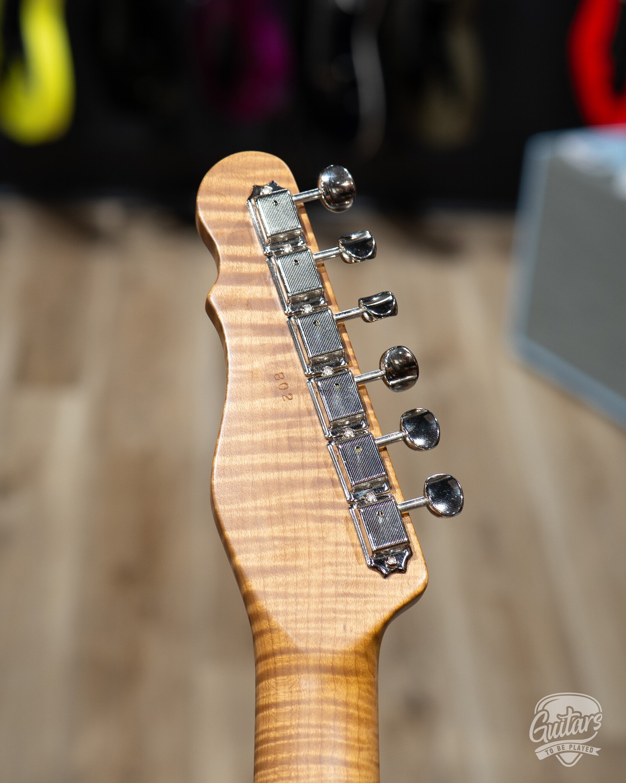 CP Thornton Thinline Classic II Fiddleback Olive Ash w/ Ellis PUs –Tobacco Burst