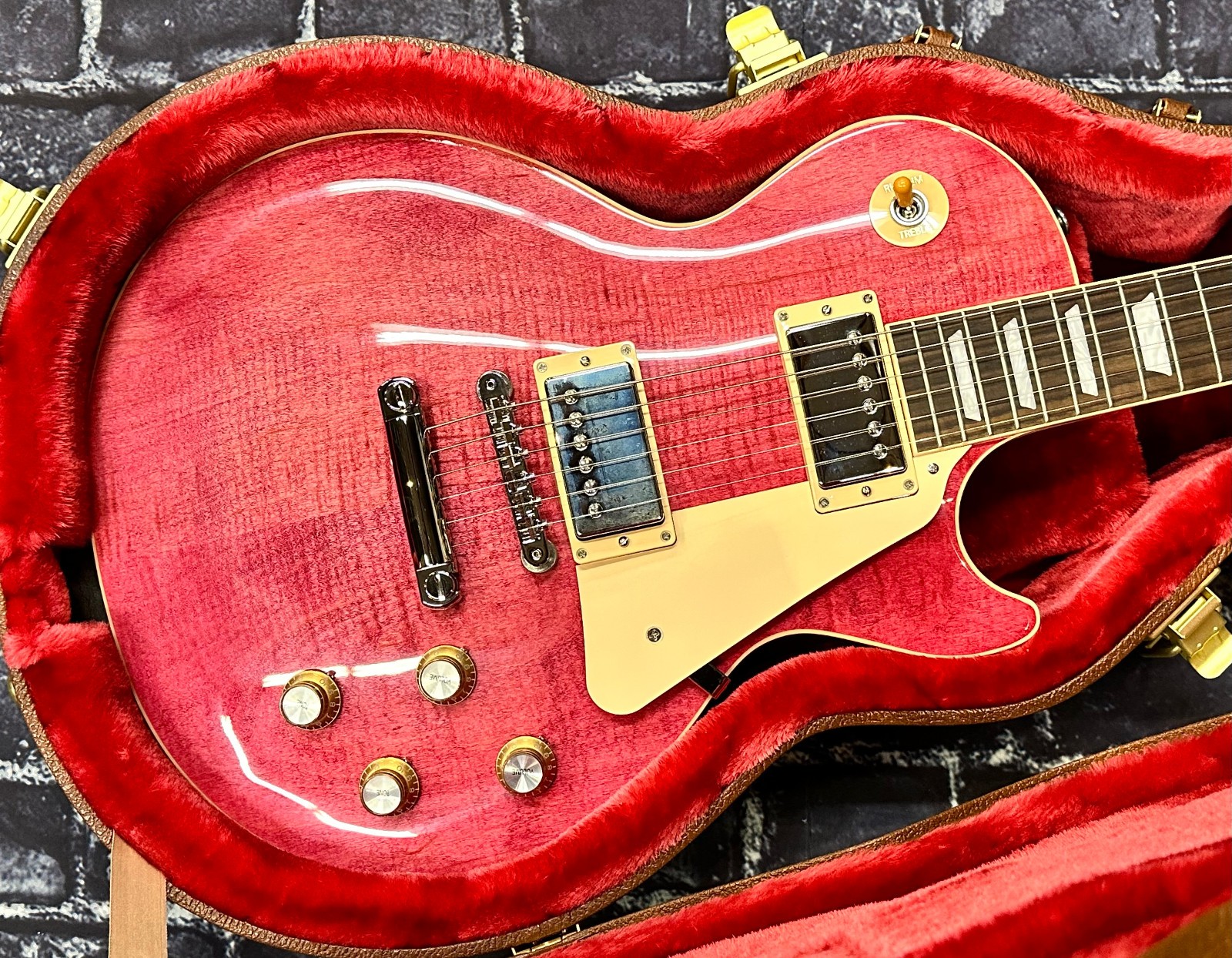 Gibson Les Paul Standard ’60s Figured Fuchsia B-STOCK BLEM Unplayed 10lb7oz #137