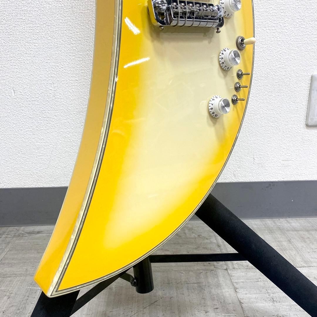 Electric Guitar Kawai Moonsault MS-21C Yellowburst Moon Shape Body