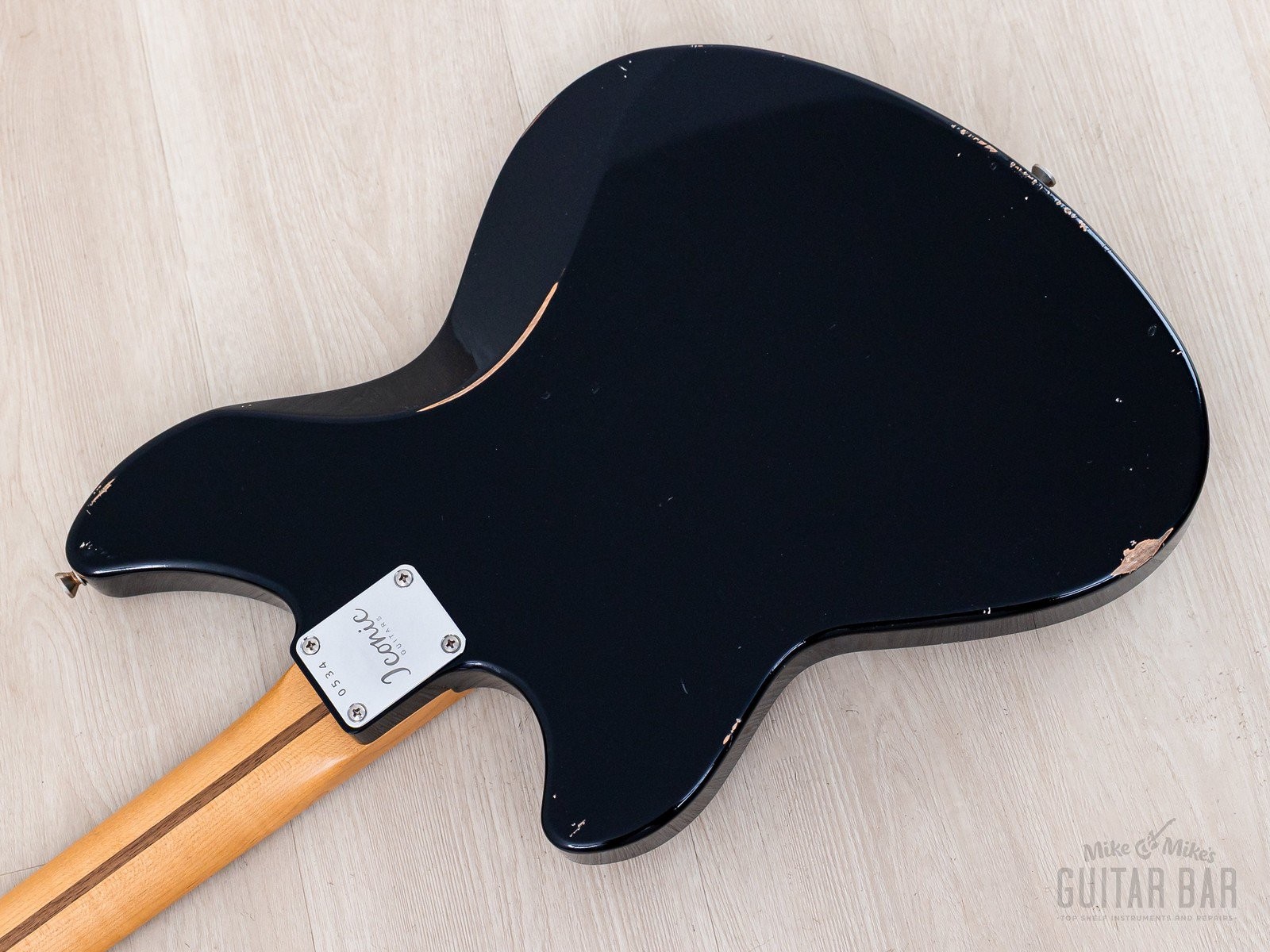 2024 Iconic Carlsbad Vintage Modern P90 Carbon Black Mediium Relic Custom Offset