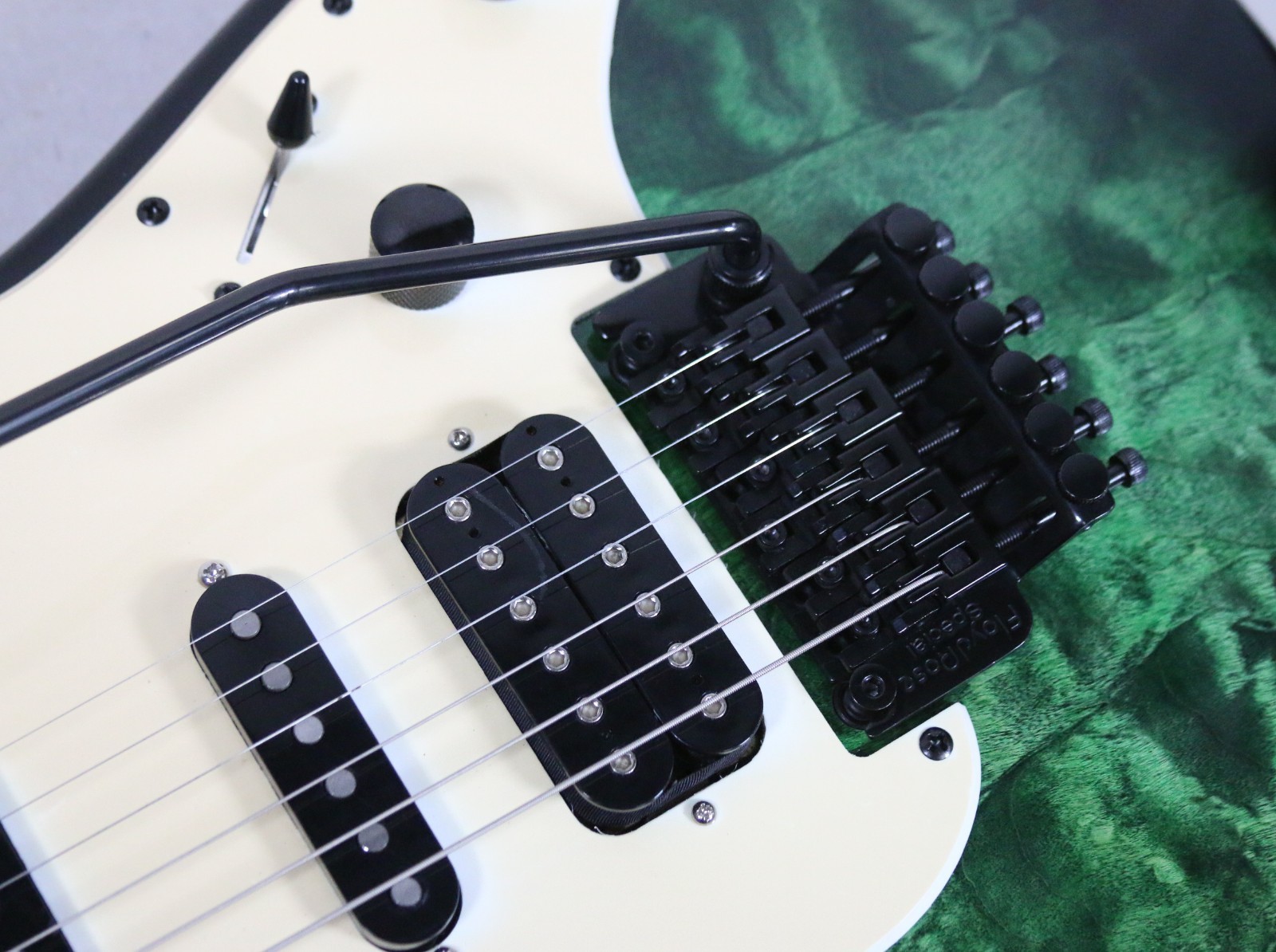 Jackson X Series Signature Adrian Smith SDXQ Electric Guitar Transparent Green