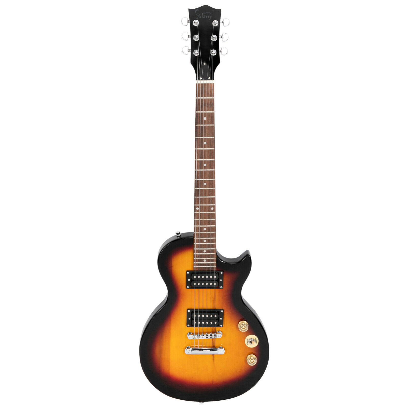 39″Solid Basswood Electric Guitar HH Pickups Laurel Fingerboard W/Bag Strap Pick