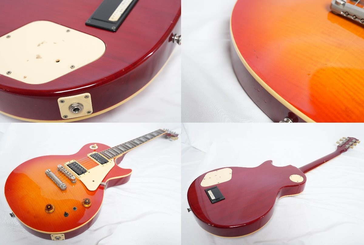 Electric Guitar Burny RLG-55S 2002 Vintage Cherry Sunburst Japan S/N FG02080875