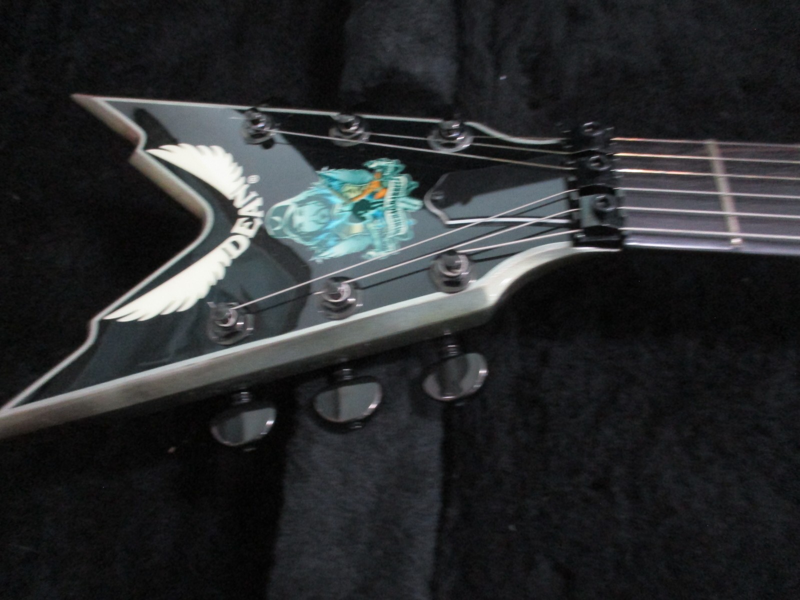 Dean USA Rust Razorback guitar from Dean’s custom shop