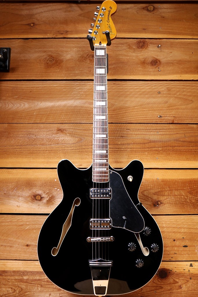 Fender Modern Player Coronado II Semi-Hollow Body Guitar 2014 – Black 07630