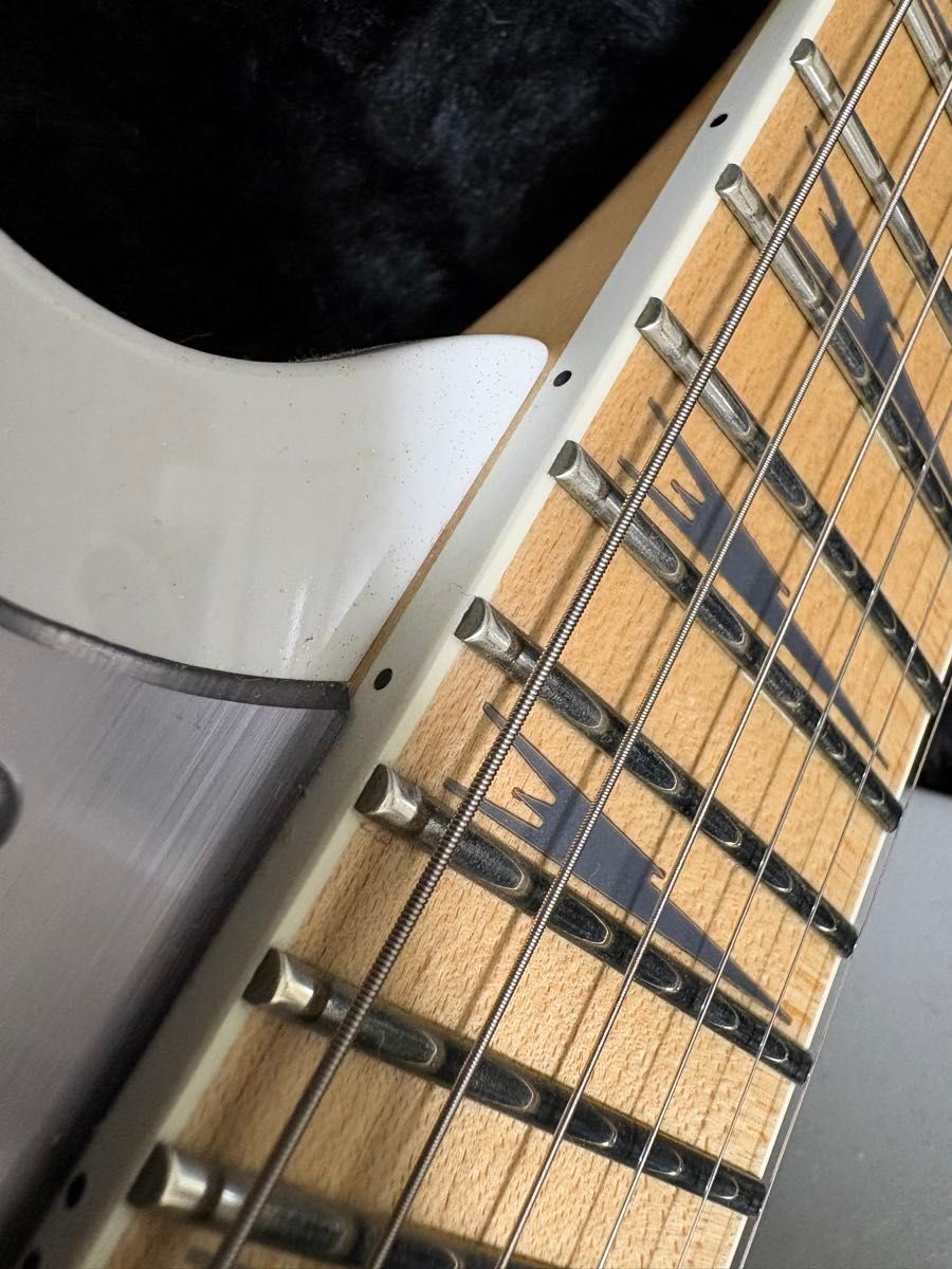 Ibanez RG2450MZ Galaxy White Electric Guitar Lock Peg Pickup Replaced Good Condi