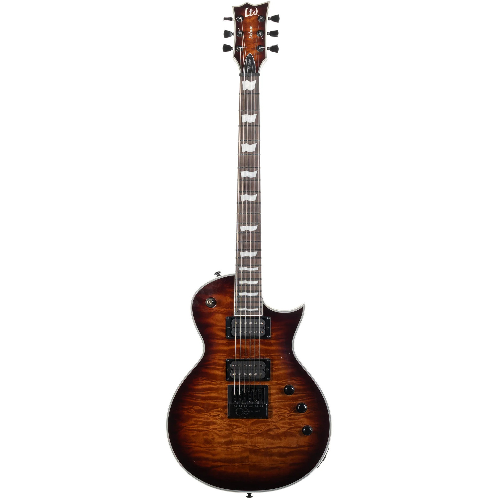 ESP EC-1000 Evertune Electric Guitar – Dark Brown Sunburst