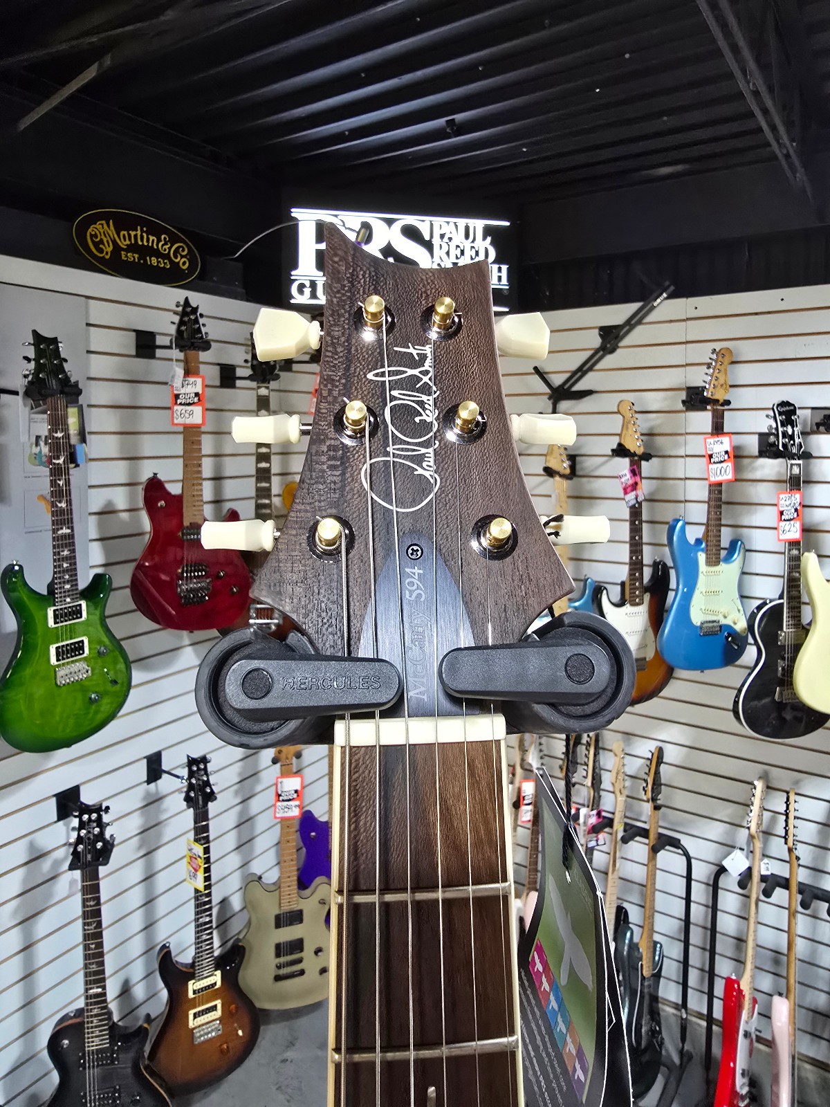 PRS Wood Library McCarty Singlecut 594 – Satin Platinum + FREE Plek & Setup #627