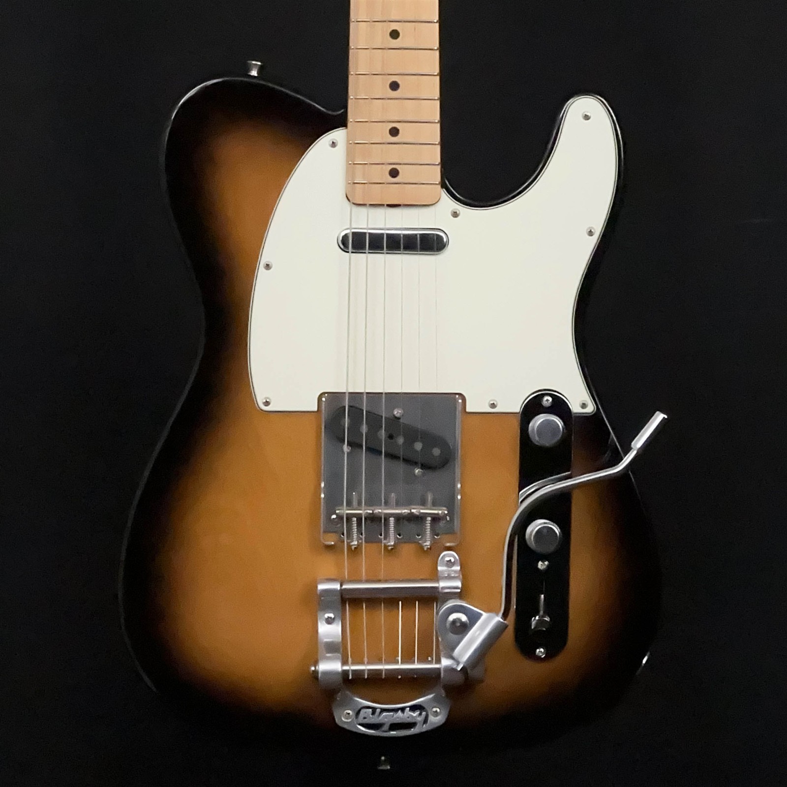 Fender TL52-55 Telecaster Body w/Bigsby, 2 Color Sunburst, Allparts Fender Neck