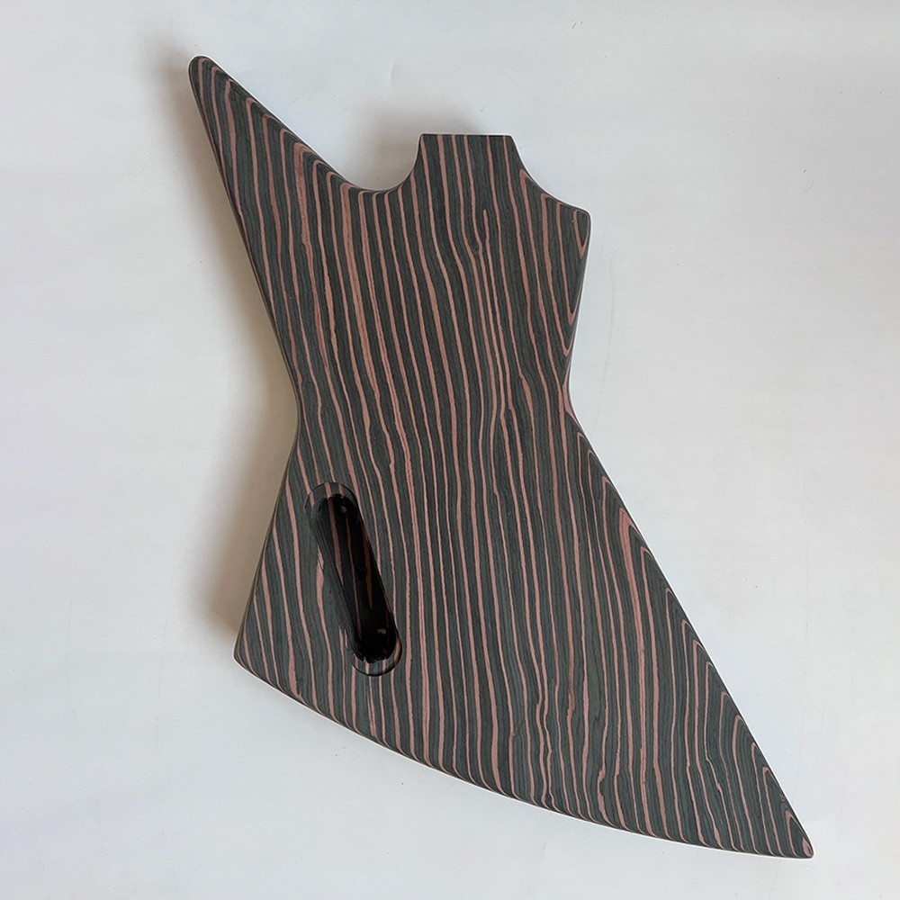 DIY Electric Guitar Kits Zebrawood Bone Nuts T-o-m Set Neck Unfinished Free Ship