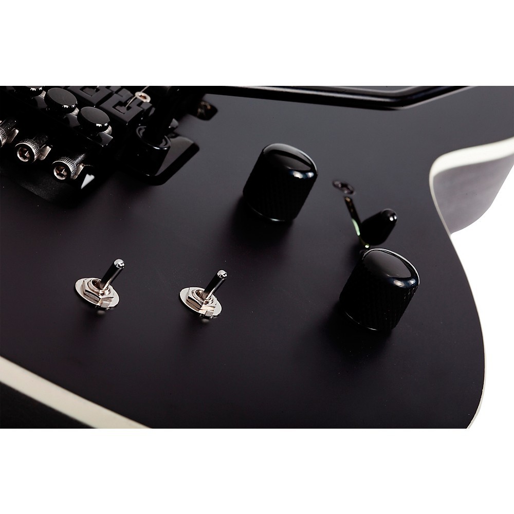Schecter Guitar Research PT FRS SLS Elite Evil Twin Electric Guitar Satin Black