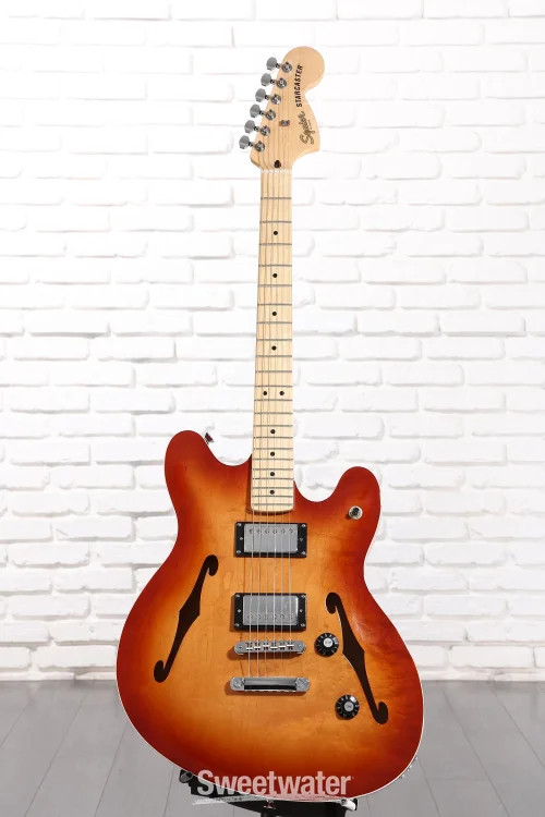 Squier Affinity Series Starcaster Deluxe Semi-hollowbody Electric Guitar –