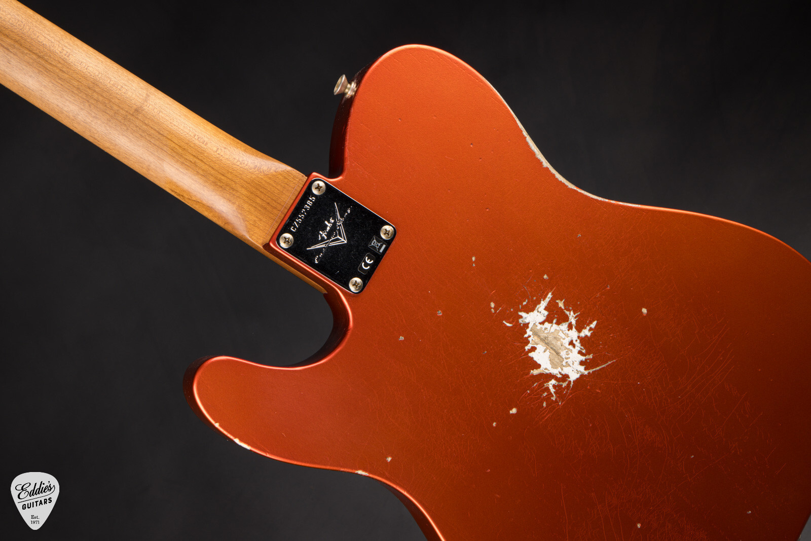 Fender Custom Shop 1960 Tele Custom Relic – Super Aged Candy Tangerine #CZ552385