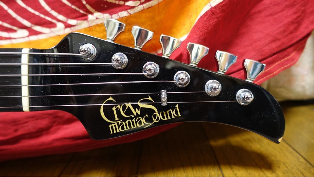 Crews Maniac Sound Solution III 2H Cherry Body Ebony Neck Japan Guitar
