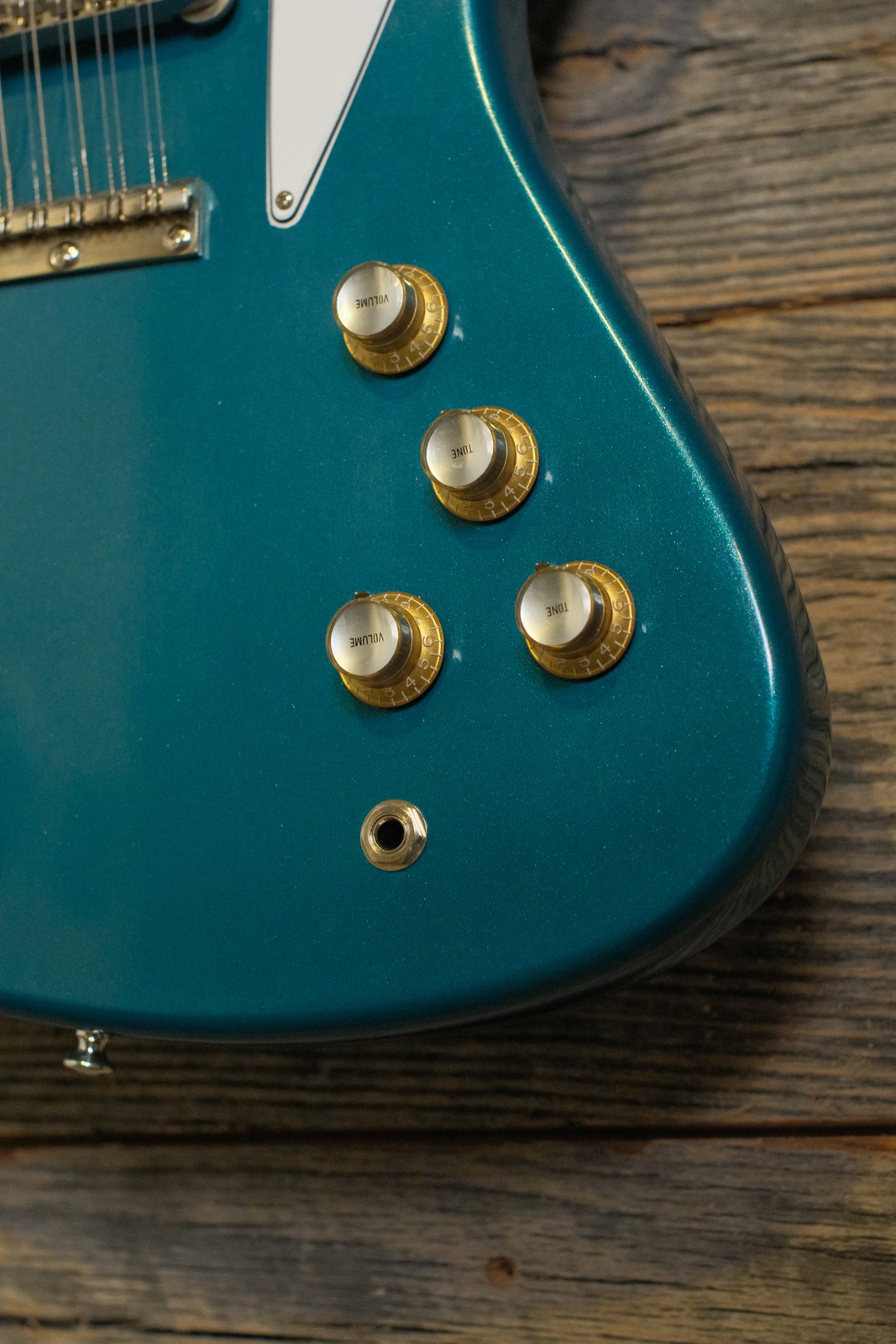 Used Gibson Custom Shop 1965 Non-Reverse Firebird XII – Biscay Aqua w/OHSC