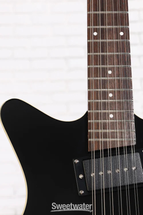 Danelectro Fifty Niner 12-string Semi-hollowbody Electric Guitar – Black Top