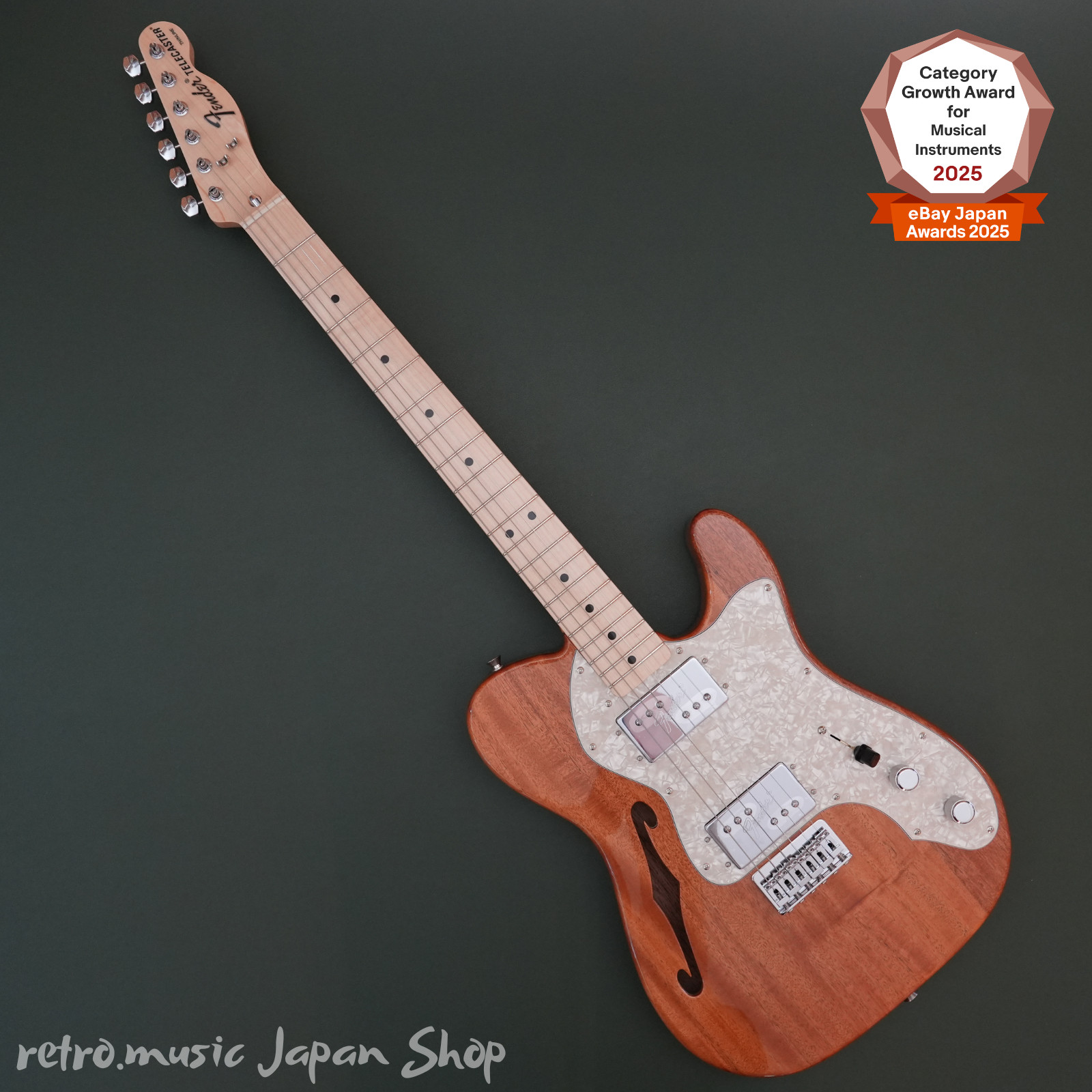 Fender Made in Japan FSR Traditional 70s Telecaster Thinline Natural Mahogany
