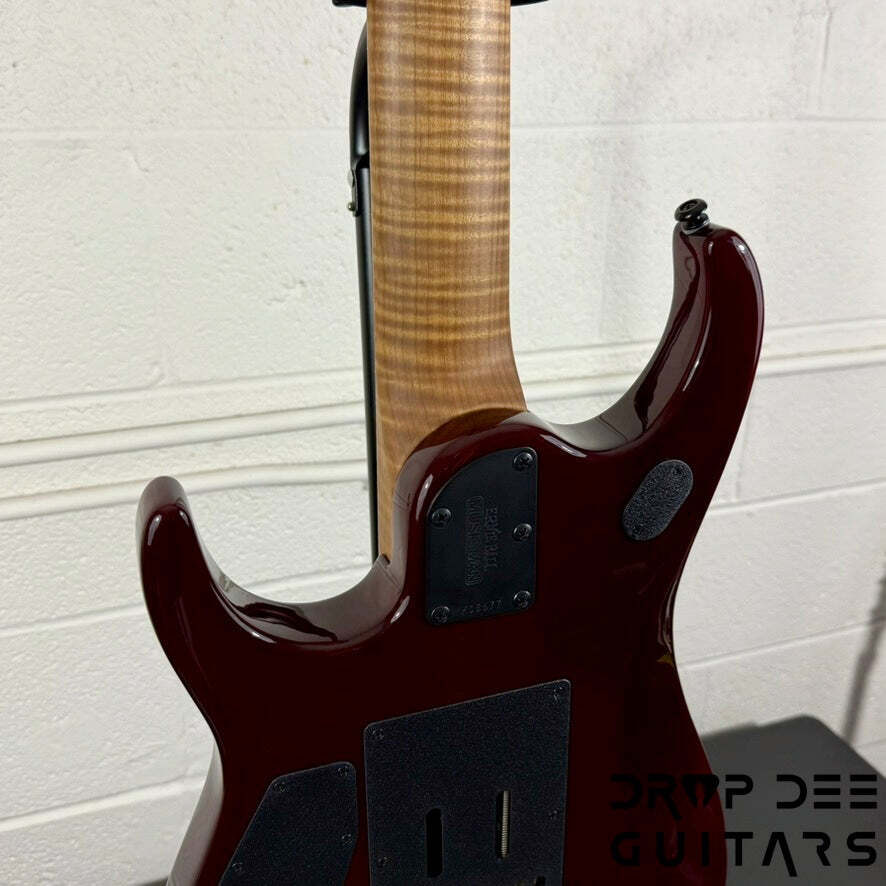 Ernie Ball Music Man JP15-7 7-String Electric Guitar w/ Case – Red Tide