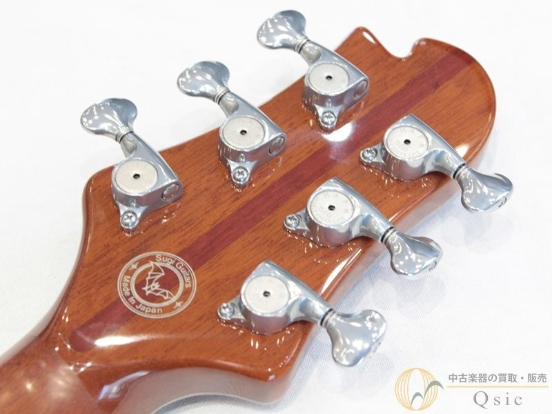 Electric Guitar Sugi DS496S IR ECM Curly Maple Top S/N S250144 Made in Japan