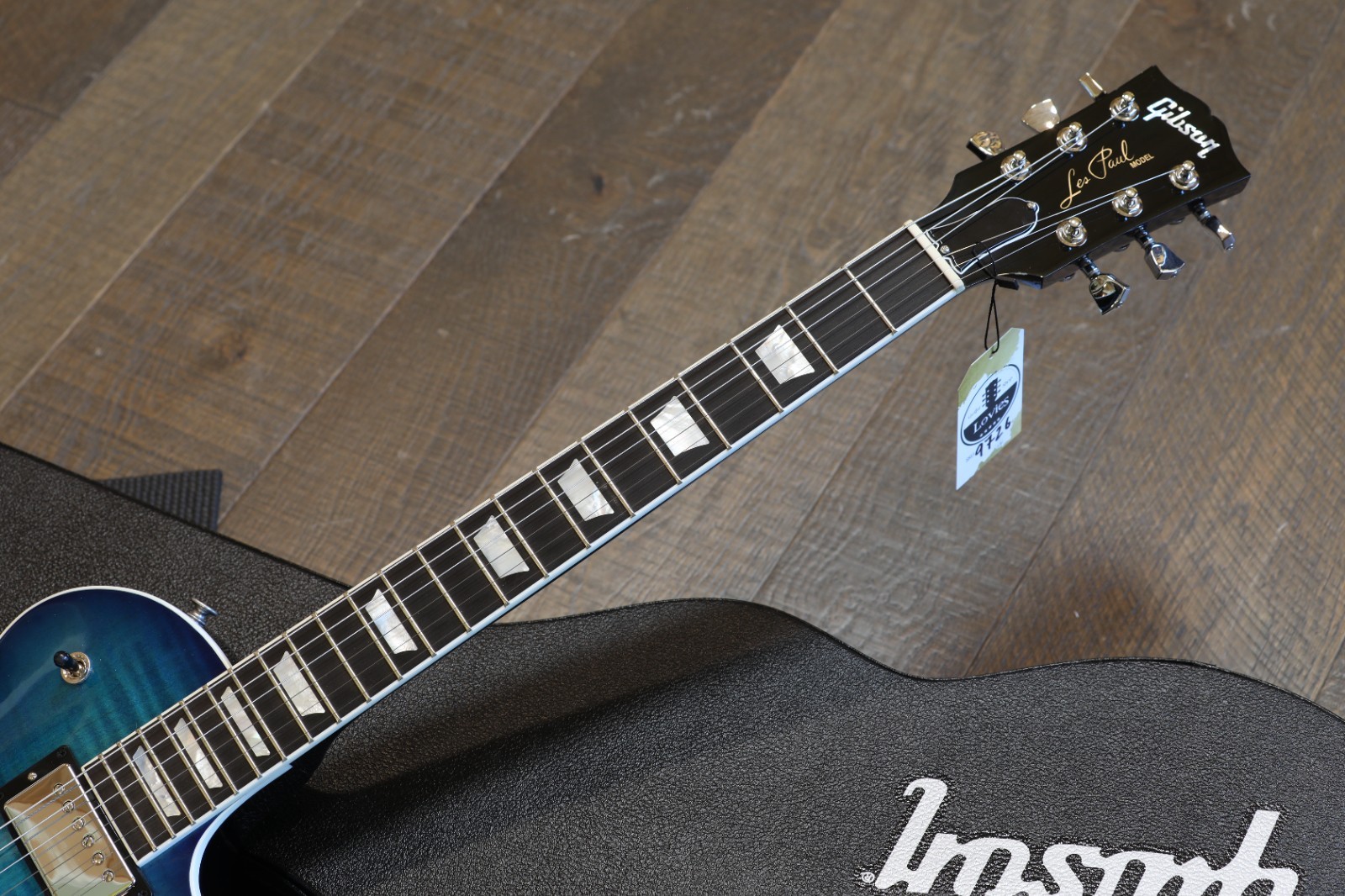 2024 Gibson Les Paul Modern Electric Guitar Figured Cobalt Burst + OHSC