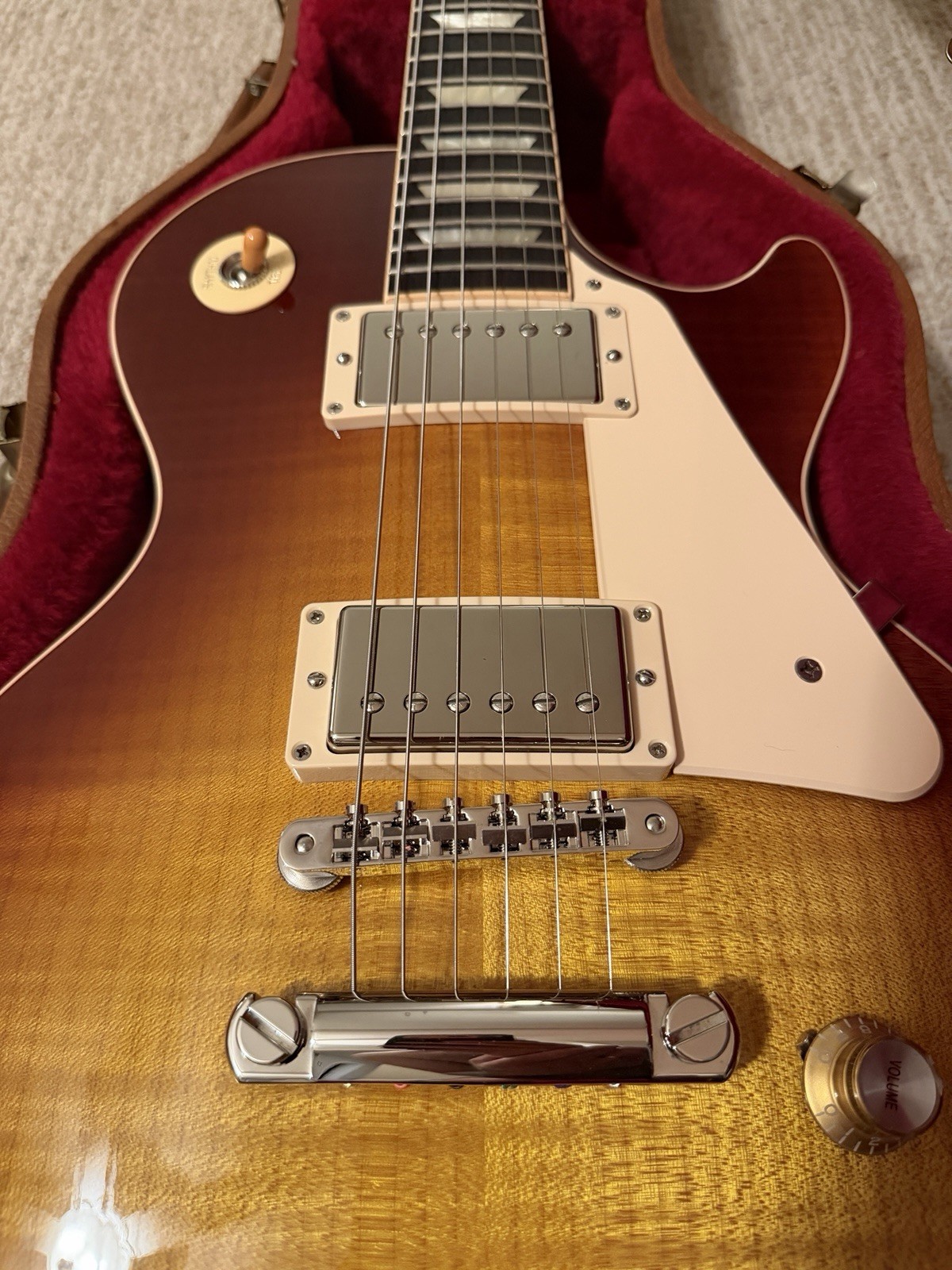 2019 Gibson les Paul Standard 60’s Flamed iced tea Burst Electric guitar w/ OHSC